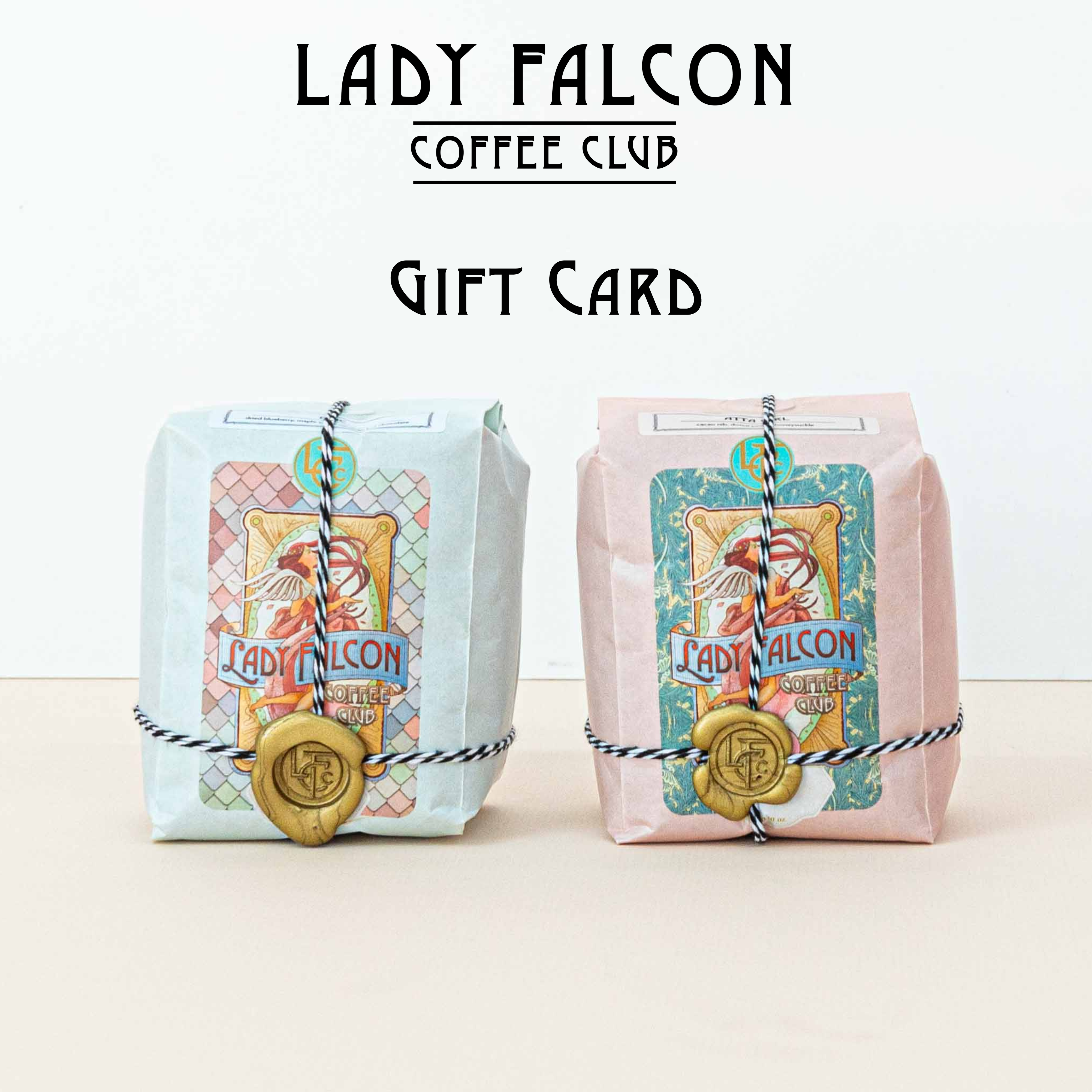 Lady Falcon Coffee Club Gift Card
